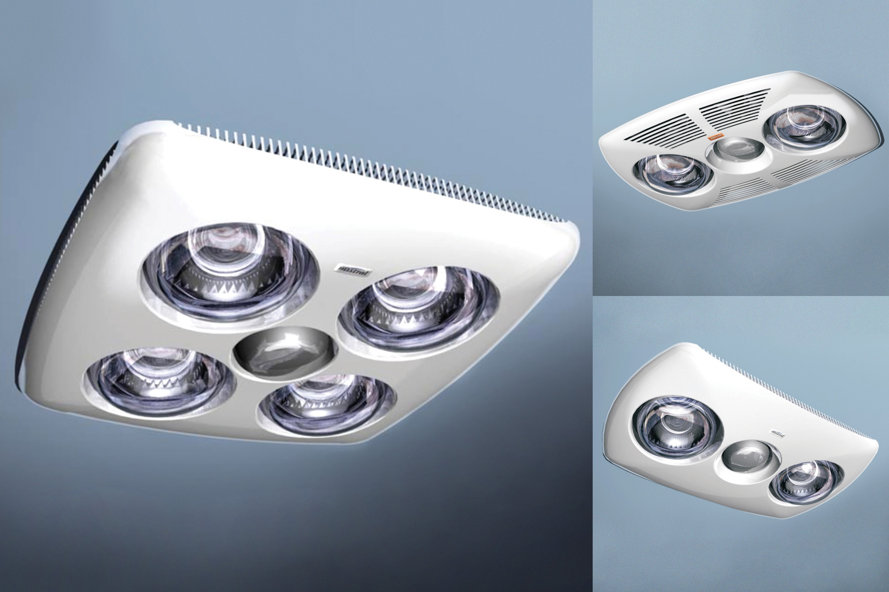 Mistral Airflow - Bathroom fan heater lights